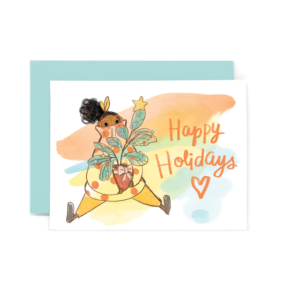 Holiday Fiddle Leaf Card