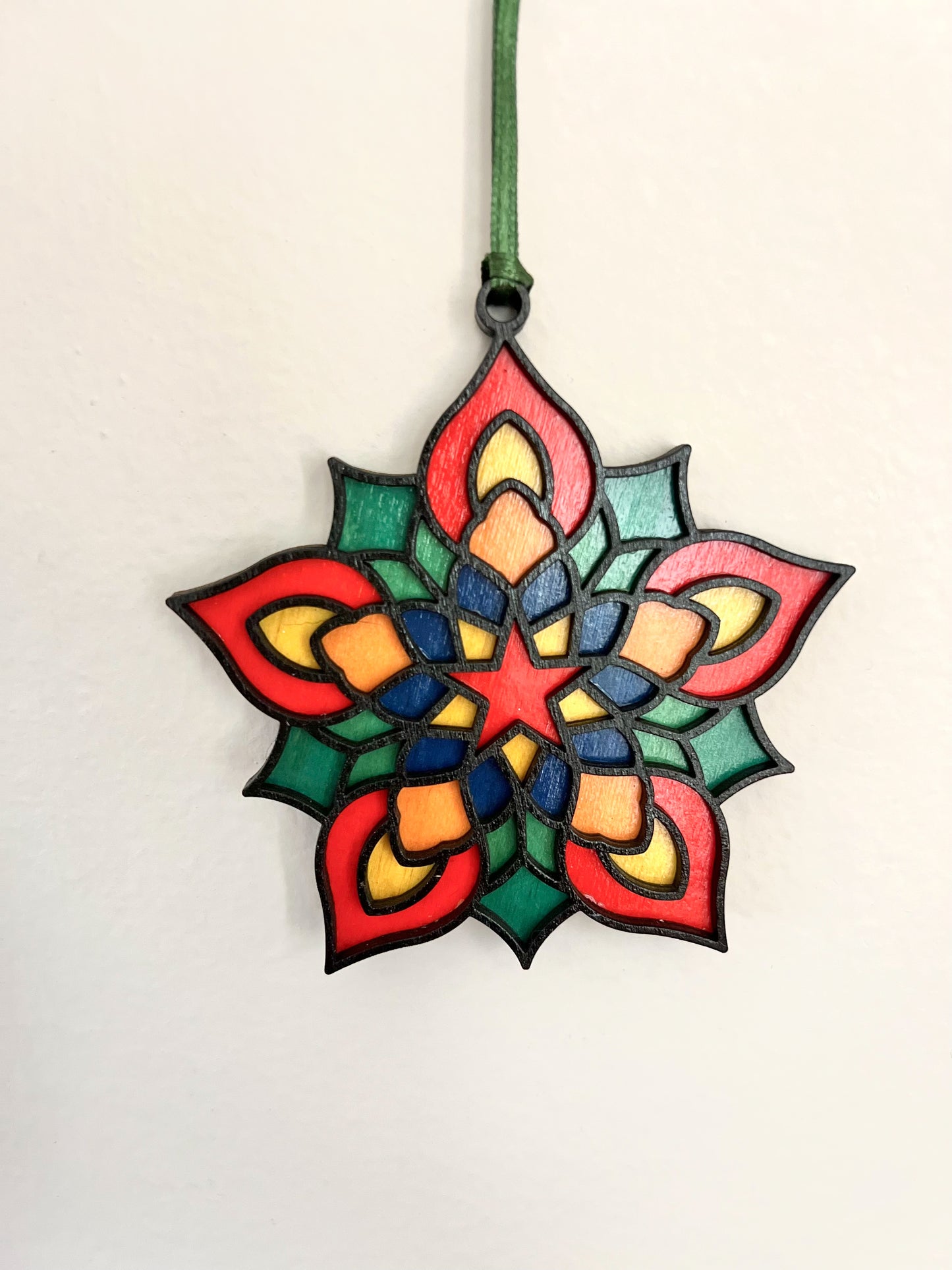 Filipino Wooden Parol Ornament