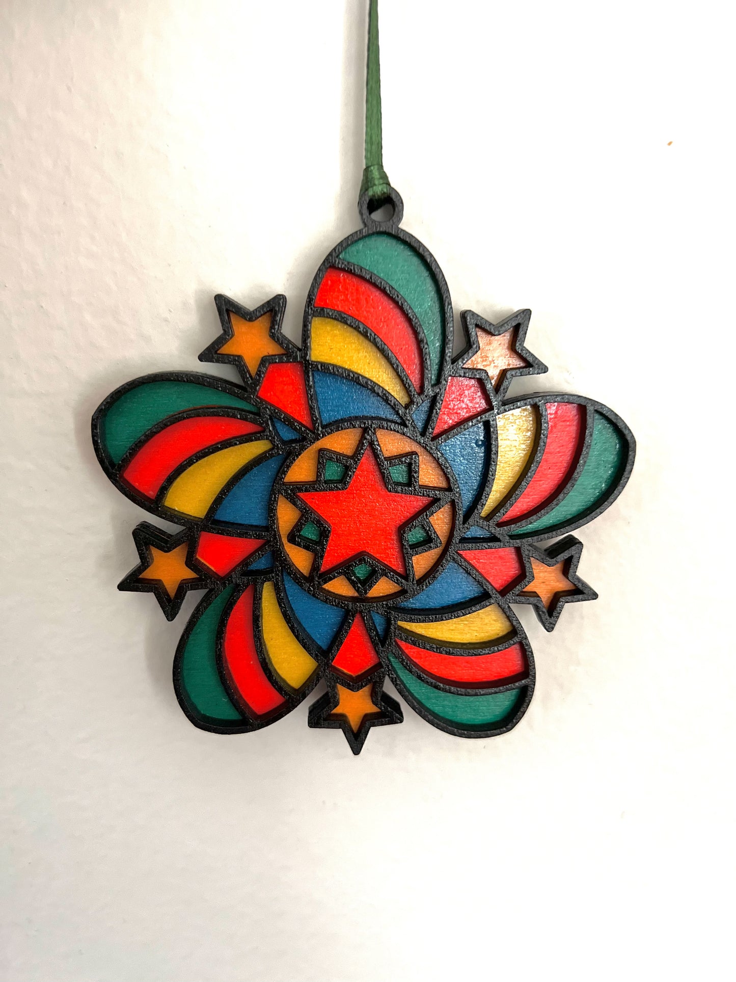 Filipino Wooden Parol Ornament