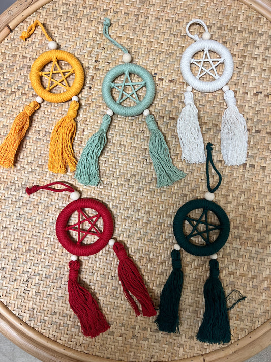 Macrame Parol Ornament