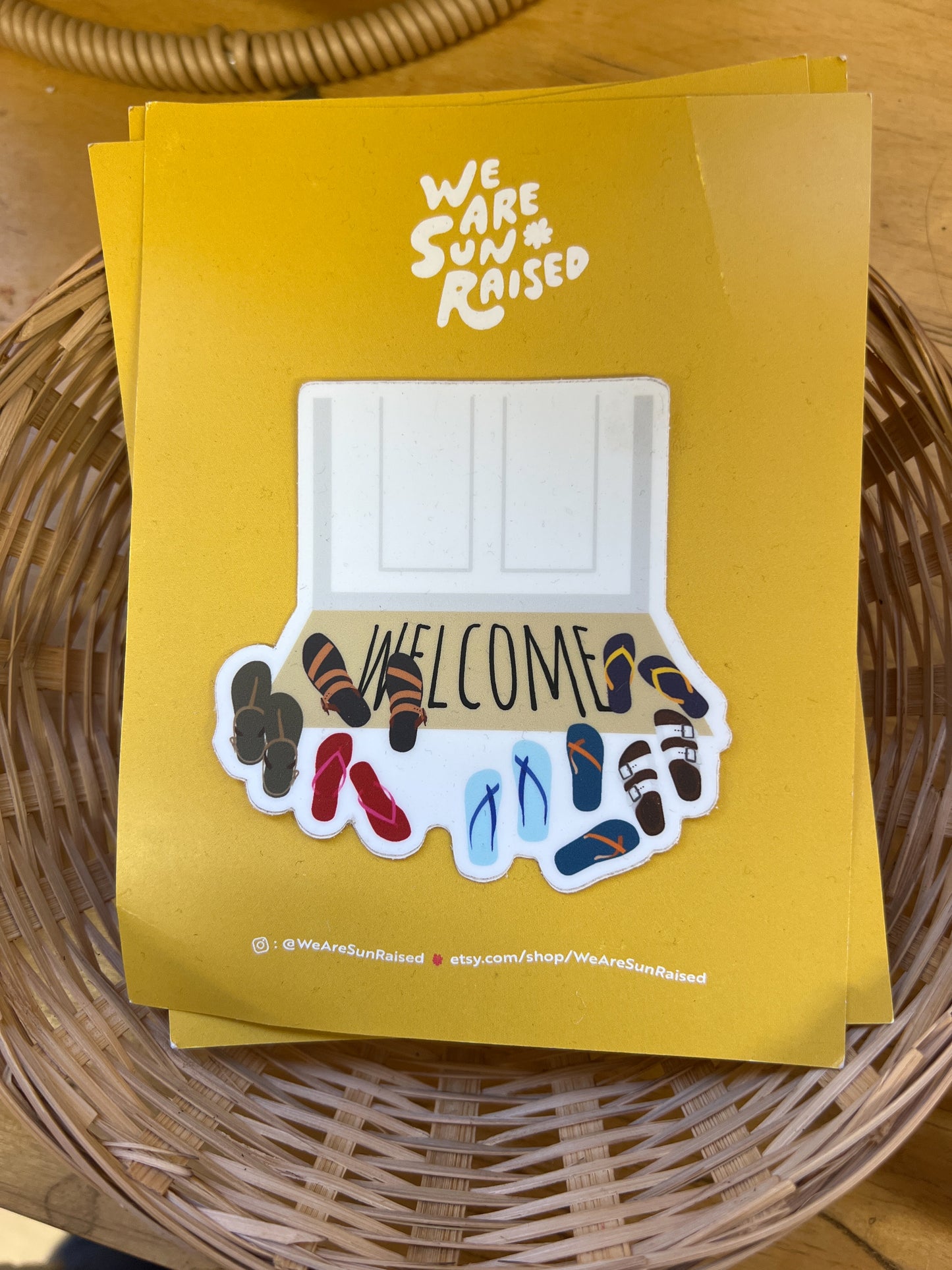 Welcome Sticker