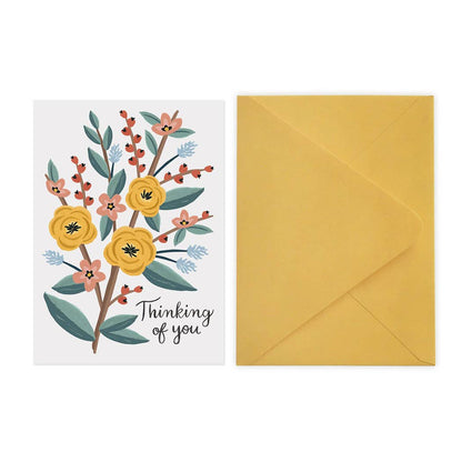 Thinking of You Flowers - Card