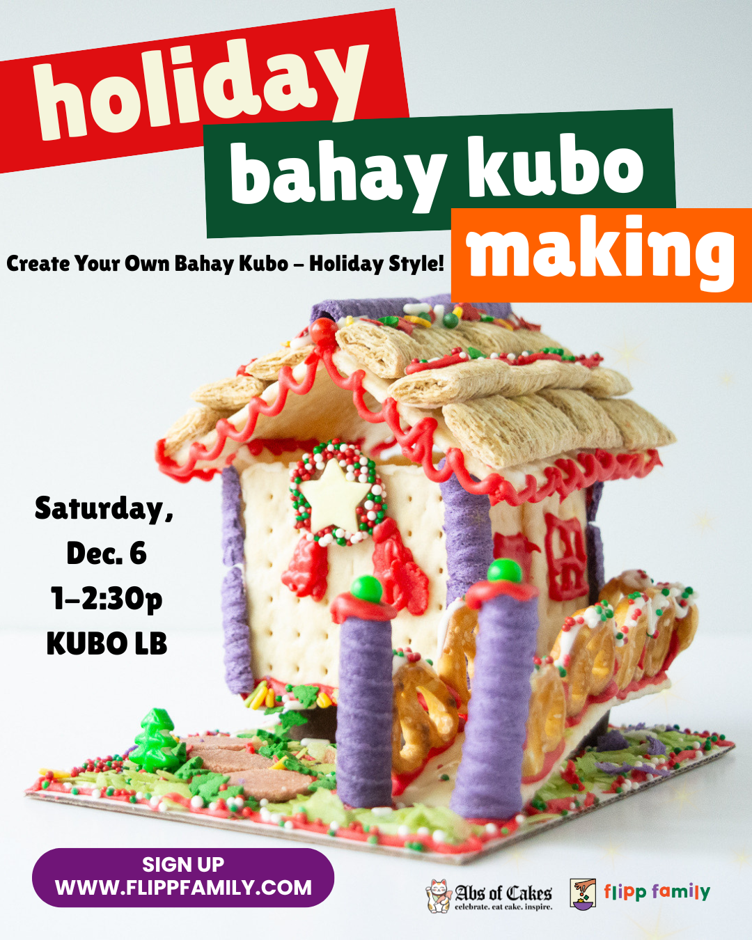 Holiday Bahay Kubo Making