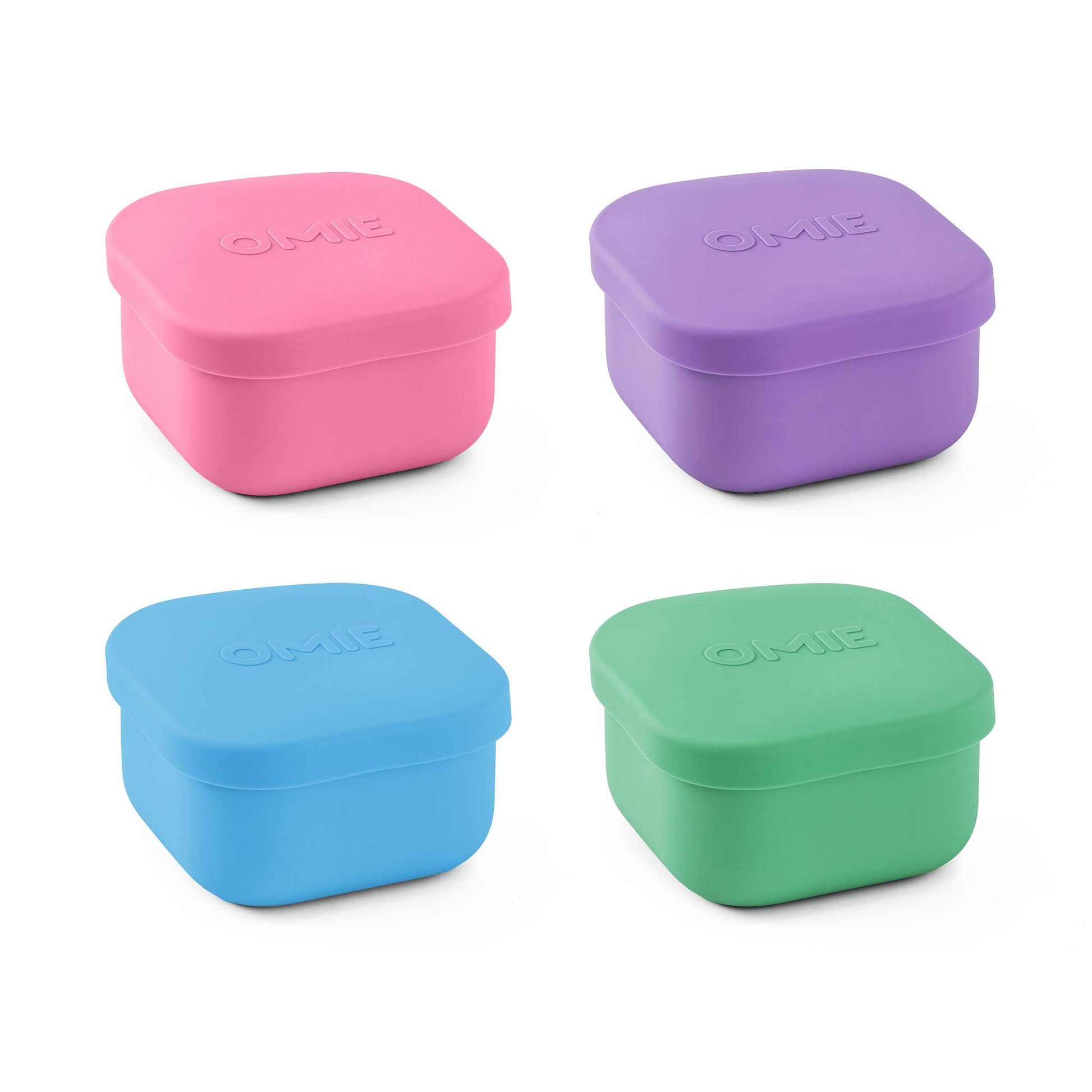 OMIEBOX OMIESNACK SILICONE SNACK BOX - ORANGE