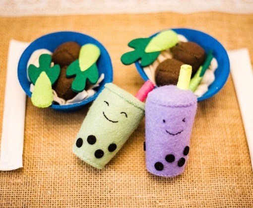 Keiki Kaukau Noodles and Boba Felt Play