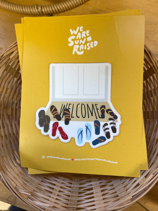 Welcome Sticker